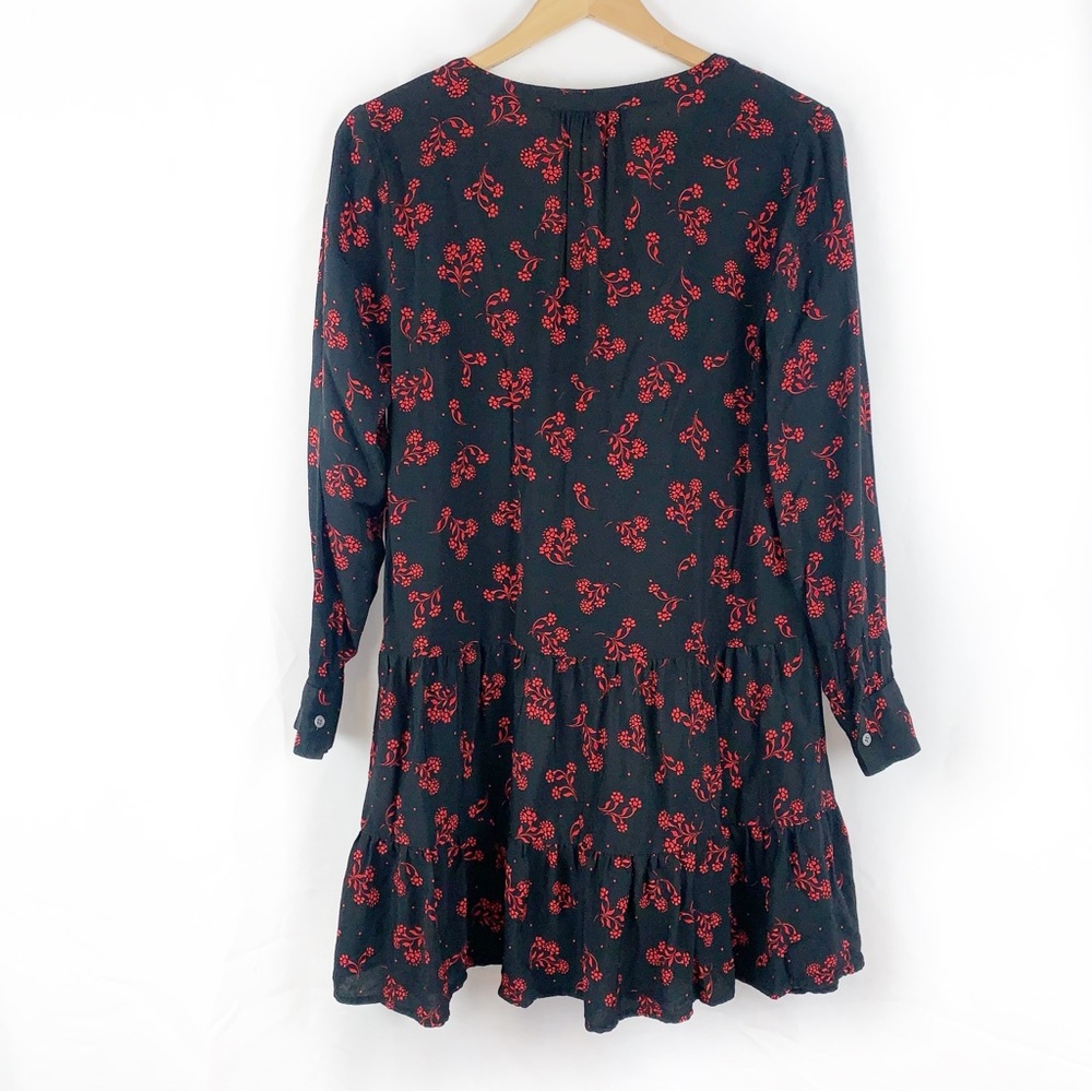 Loft Garden Split Neck Long Sleeve Dress - Picture 6 of 10